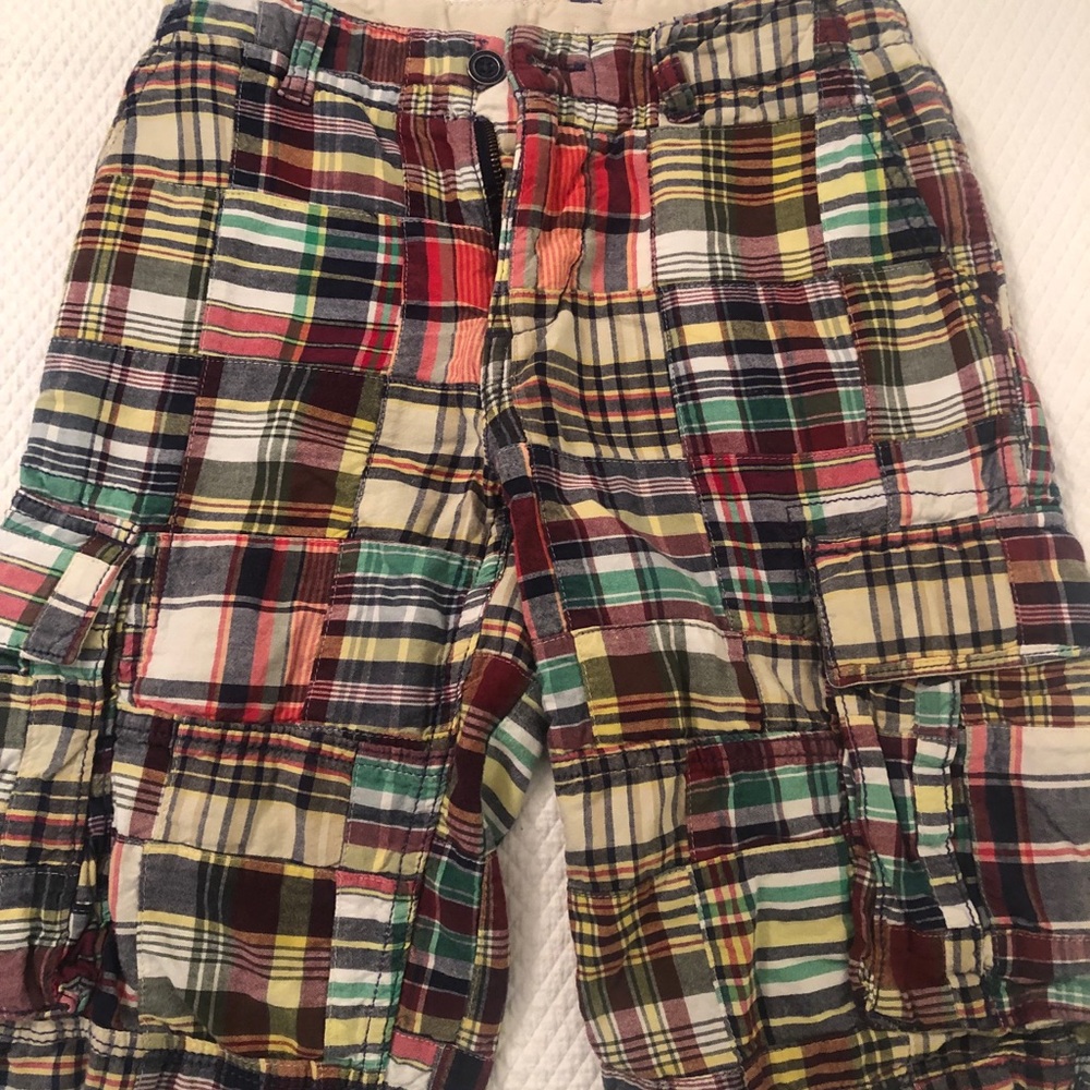 GUC GAP kids Madras cargo shorts